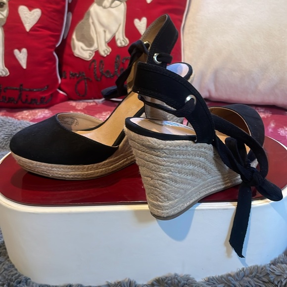 Heel espadrille tie up heels - Picture 7 of 8